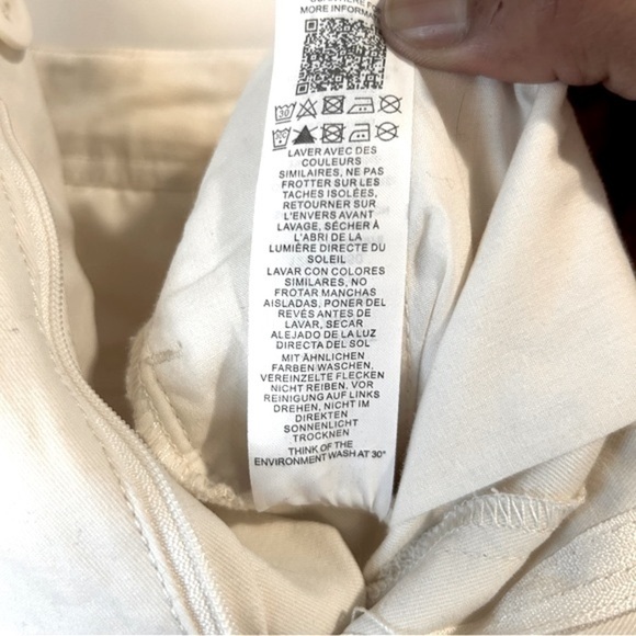 ASOS DESIGN Men’s White Cargo Regular Rise Tapered Pants Size 30x32 - Picture 11 of 11